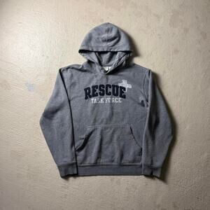Aeropostale Rescue Task Force Men's L Hoodie Grey Y2K